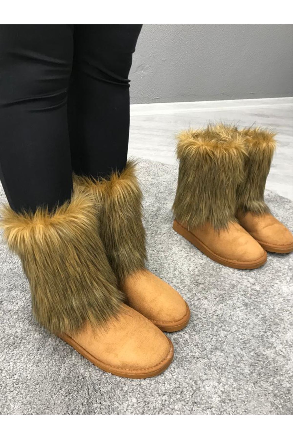 Ugg Tüylü Taba
