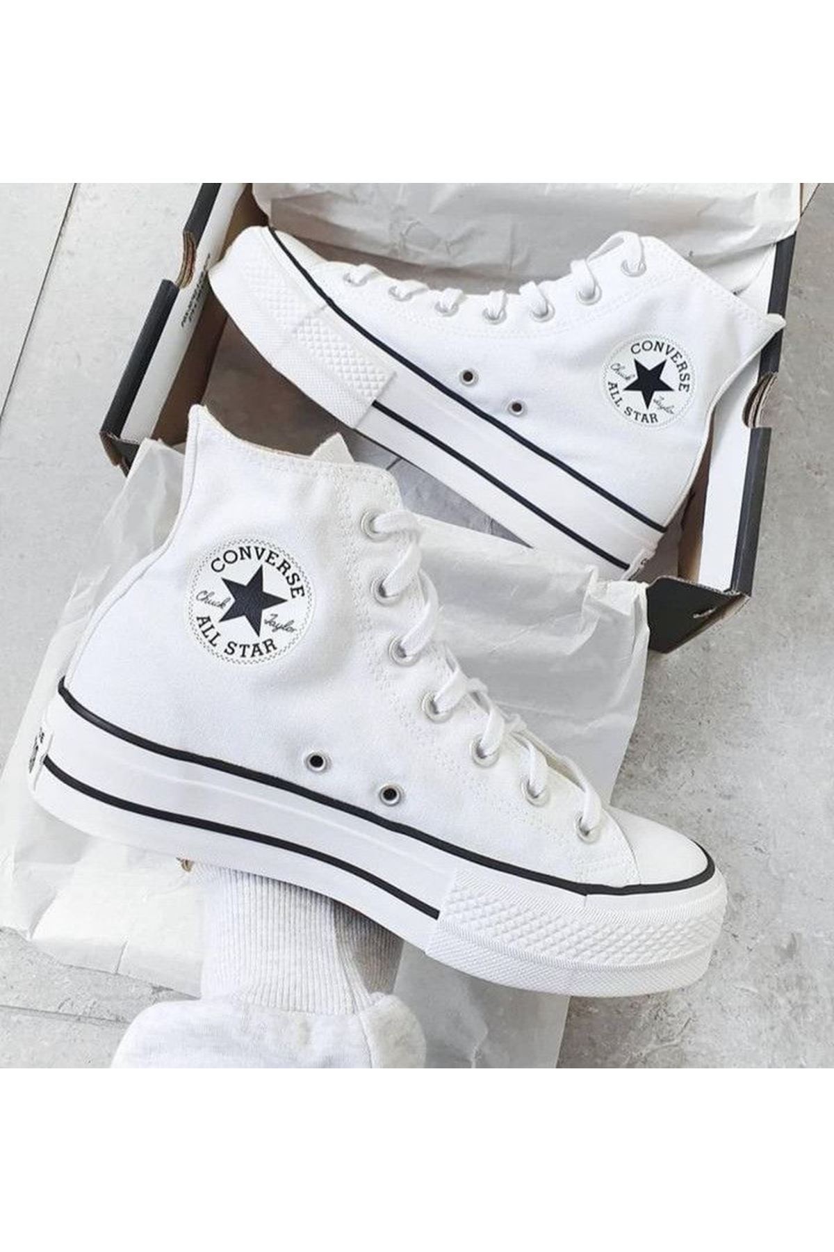 Converse All Star Platform Beyaz