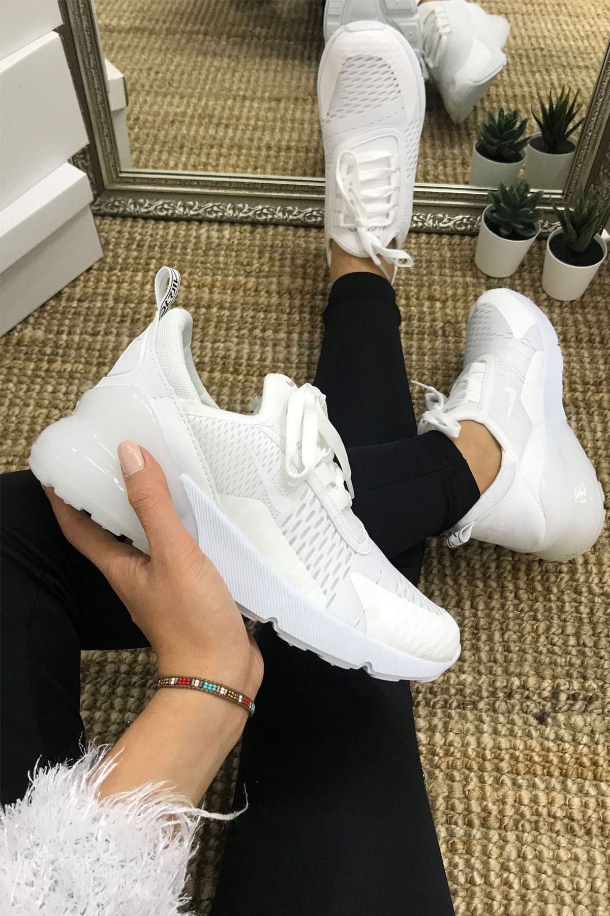 Air 270 Full Beyaz | Aleynanın Ayakkabılari