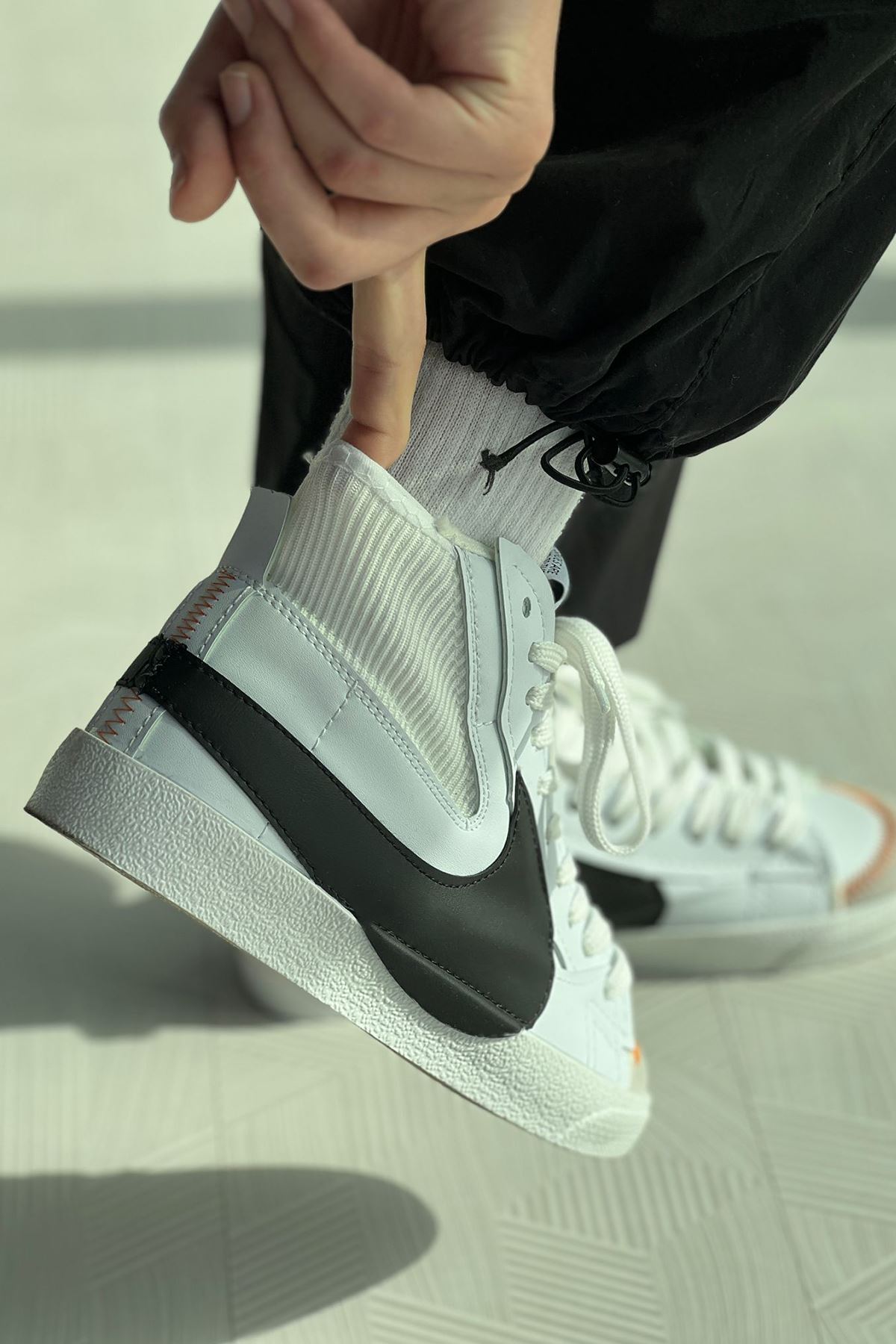 Nike Jumbo beyaz siyah Spor Ayakkabı