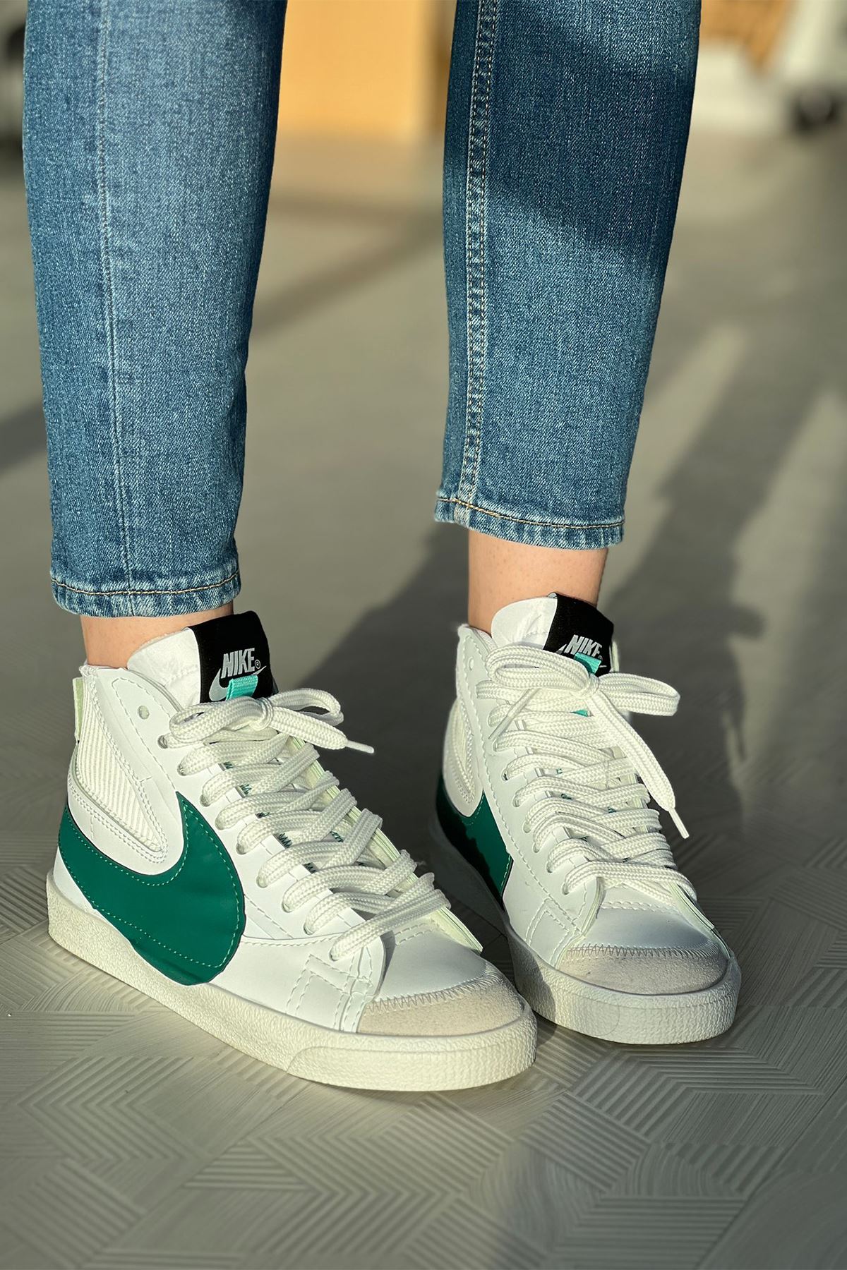 Nike Jumbo beyaz Yeşil Spor Ayakkabı