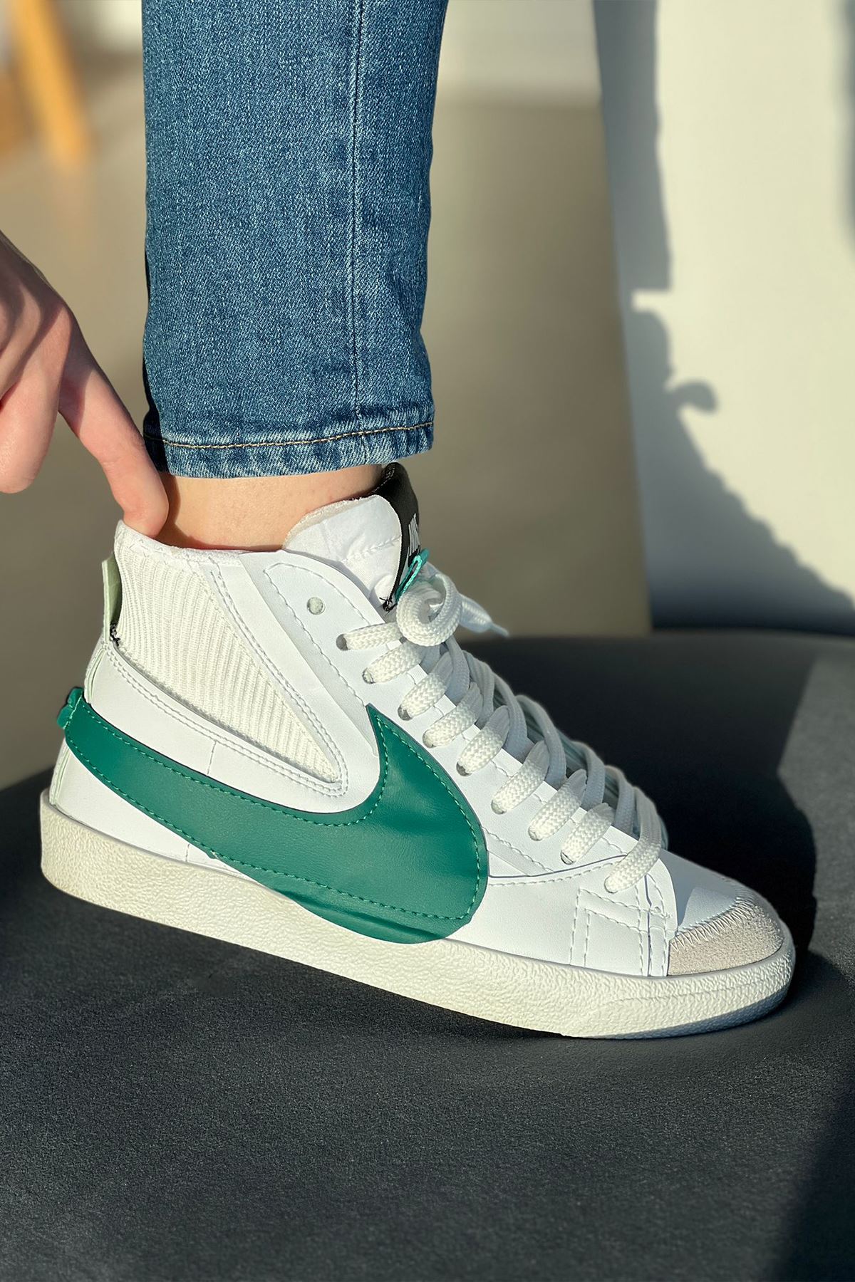 Nike Jumbo beyaz Yeşil Spor Ayakkabı