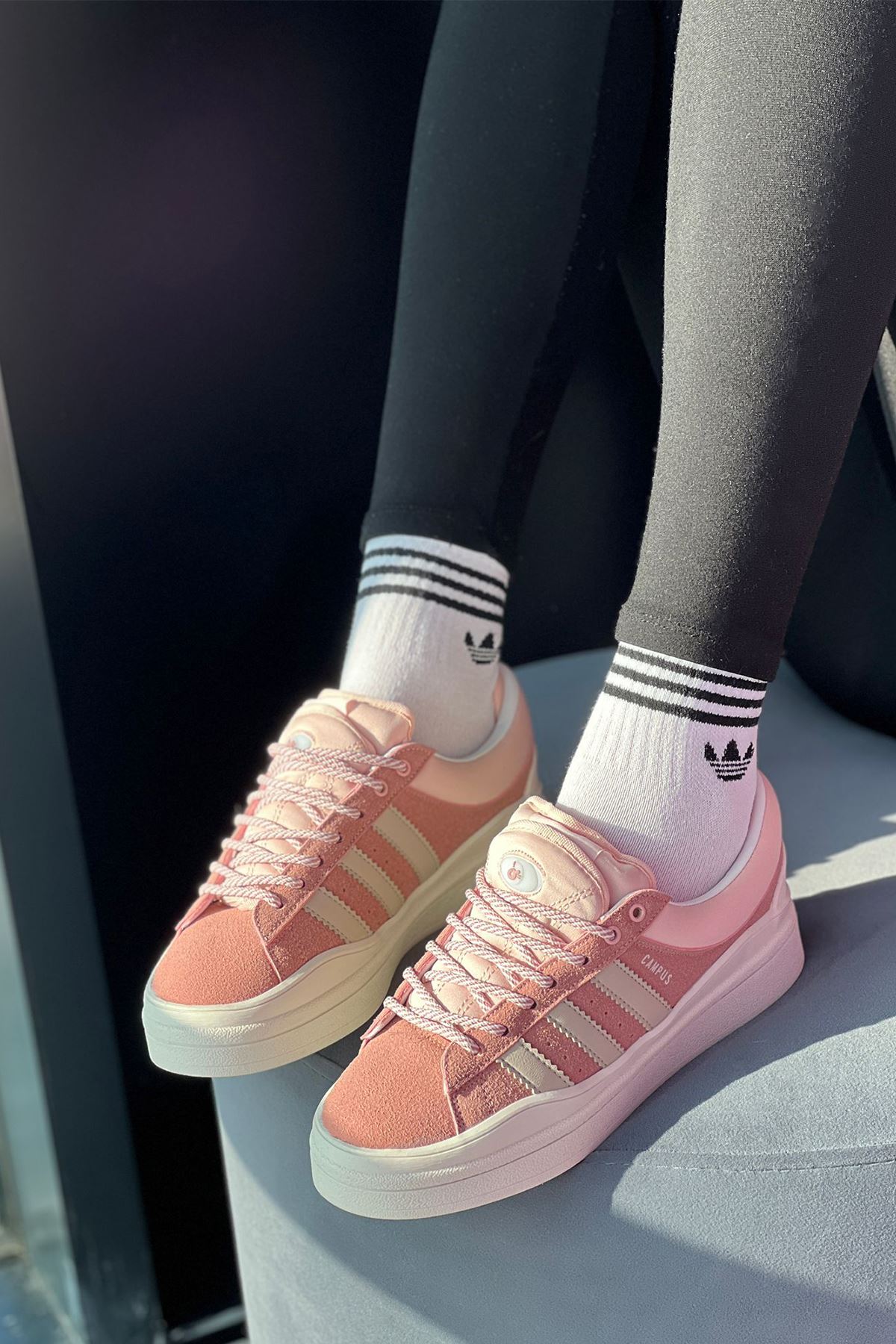 Adidas Campus Bad Bunny Beyaz Pudra Sneaker