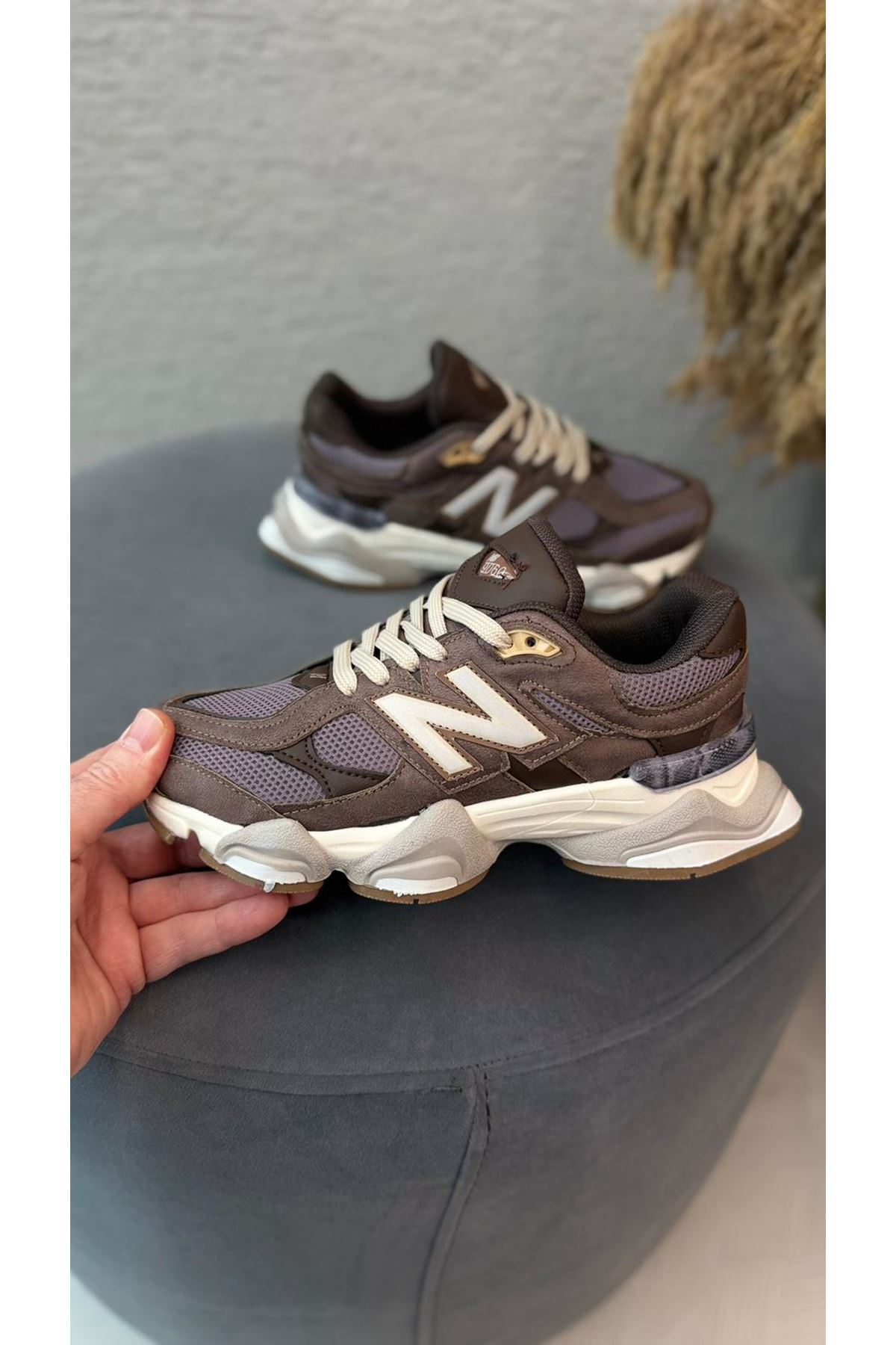 New Balance 9060 Kahve Mor