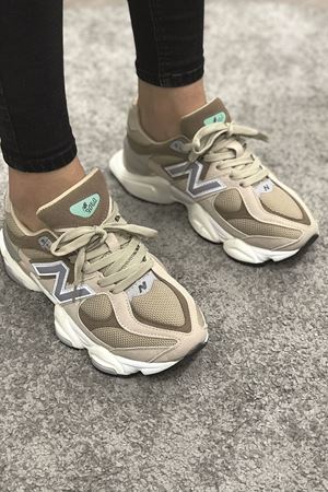 New Balance 9060 Bej Gri Spor Ayakkabı