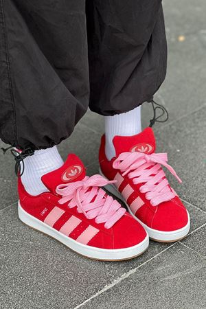 Adidas Campus Kırmızı Pudra Spor Ayakkabı
