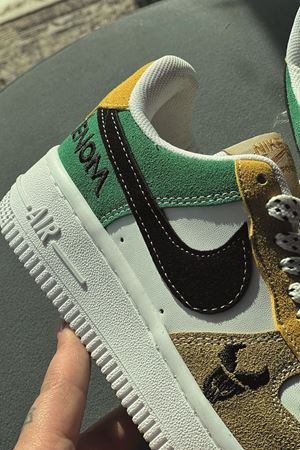 Nike Airforce Beyaz Yeşil Sarı