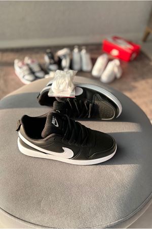 Nike Court Vision Siyah Beyaz