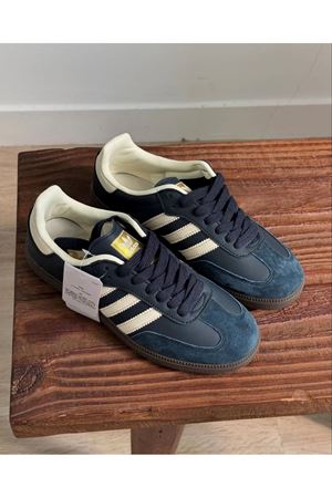 Adidas Samba Lacivert Krem Spor Ayakkabı