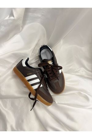 Samba Kahverengi Krem Spor Ayakkabı