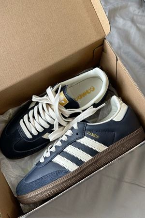 Adidas Samba Lacivert Krem Spor Ayakkabı