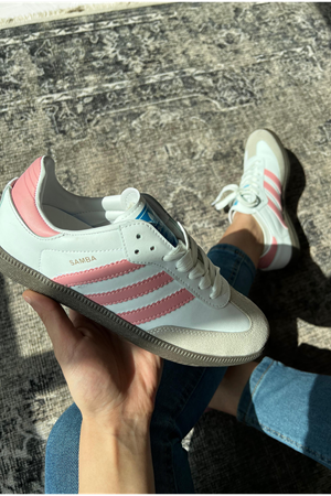 Adidas Samba Ayakkabı Beyaz Pudra