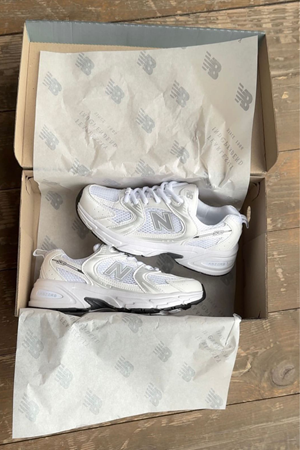 New Balance 530 Beyaz Gümüş Spor Ayakkabı