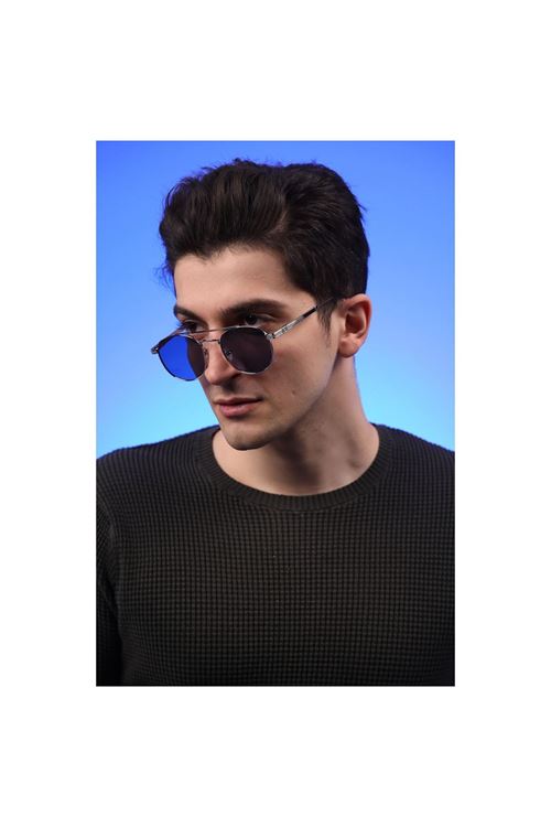 Alpottica Mile Silver Black  Unisex Güneş Gözlüğü