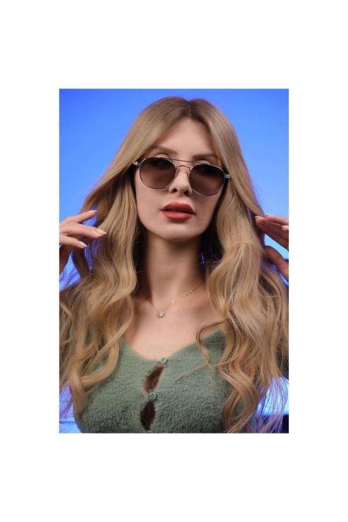 Alpottica Mile Gold Brown  Unisex Güneş Gözlüğü