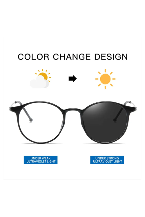 Alpottica John Transparent 2 in 1-Mavi Işık Koruyucu Fotokromik Gözlük