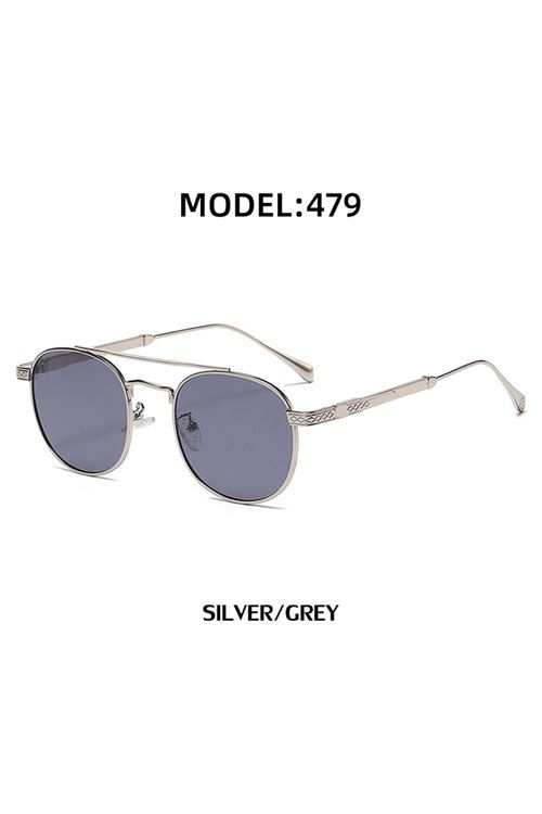 Alpottica Mile Silver Black  Unisex Güneş Gözlüğü