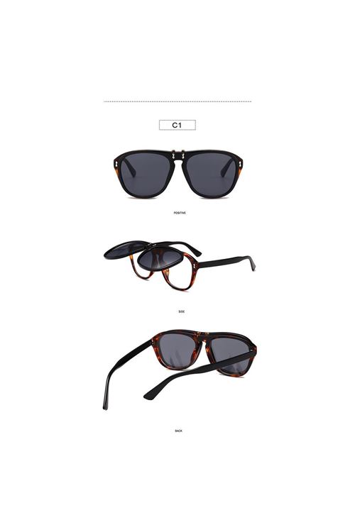 Alpottica Taylor Havana-Brown Black Unisex Güneş Gözlüğü