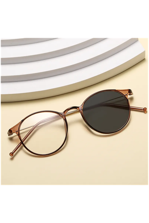 Alpottica John Champagne 2 in 1-Mavi Işık Koruyucu Fotokromik Gözlük