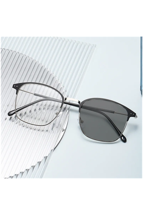 Alpottica Tera Silver 2 in 1-Mavi Işık Koruyucu Fotokromik Gözlük