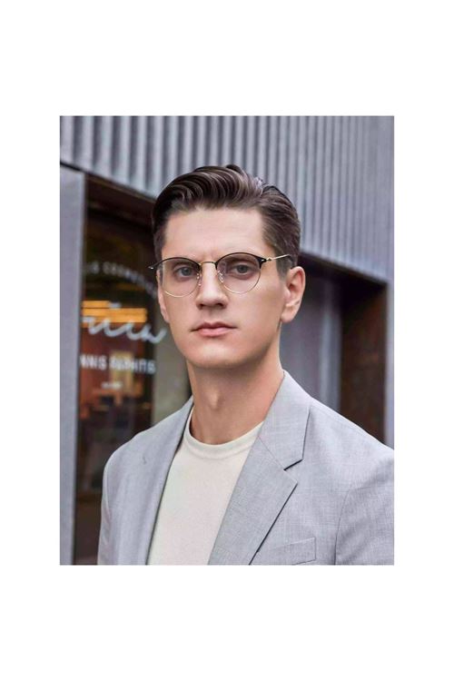 Alpottica Laurent Gold 2 in 1-Mavi Işık Koruyucu Fotokromik Gözlük