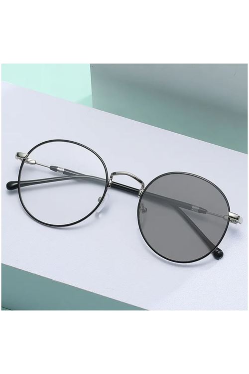 Alpottica Ken Silver 2 in 1-Mavi Işık Koruyucu Fotokromik Gözlük