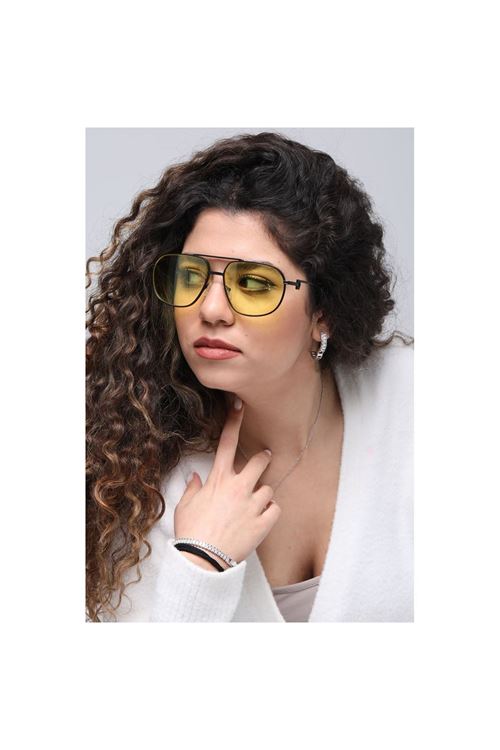 Alpottica Axel Black Yellow Unisex Güneş Gözlüğü