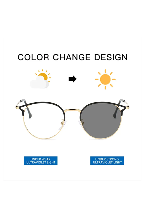 Alpottica Tim Gold 2 in 1-Mavi Işık Koruyucu Fotokromik Gözlük