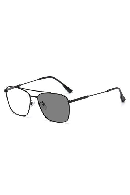 Alpottica Saint Black 2 in 1-Mavi Işık Koruyucu Fotokromik Gözlük