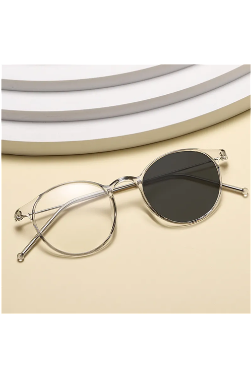 Alpottica John Transparent 2 in 1-Mavi Işık Koruyucu Fotokromik Gözlük