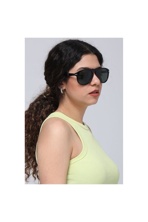 Alpottica Harry Black Green Unisex Güneş Gözlüğü