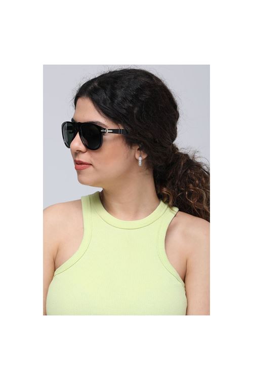 Alpottica Harry Black Green Unisex Güneş Gözlüğü