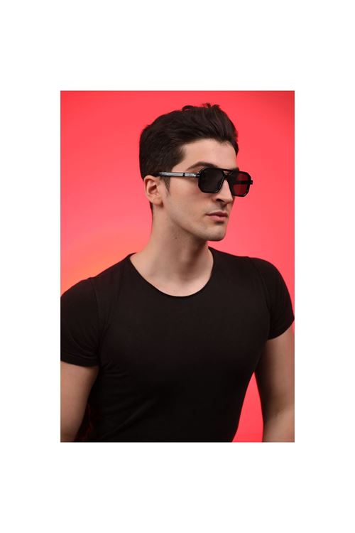 Alpottica Square Black  Güneş Gözlüğü