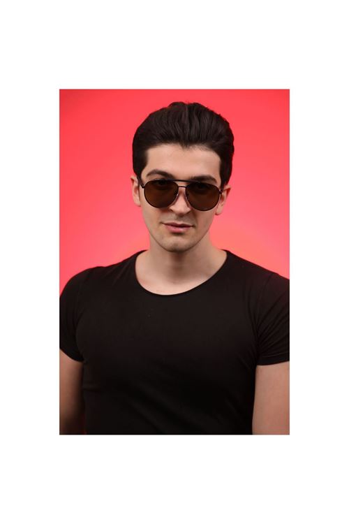 Alpottica Pilot Brown Unisex Polarize Güneş Gözlüğü
