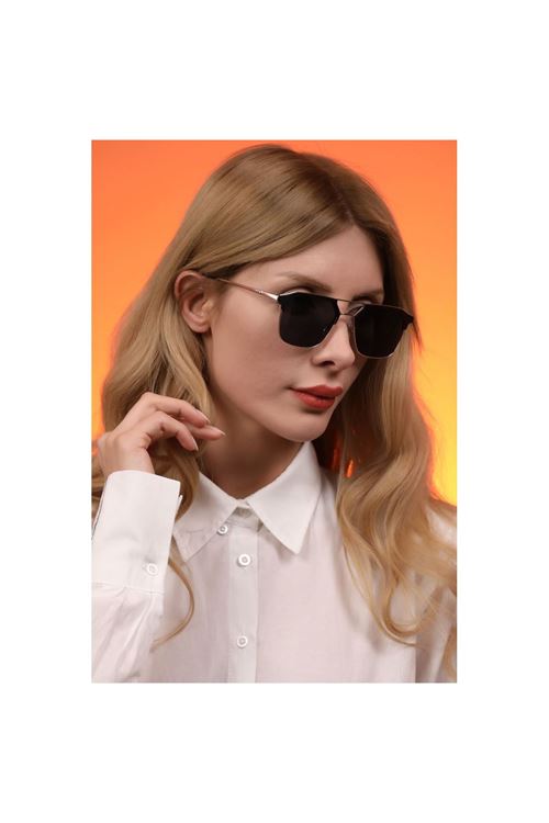 Alpottica Blackline Gold Black Unisex  Güneş Gözlüğü