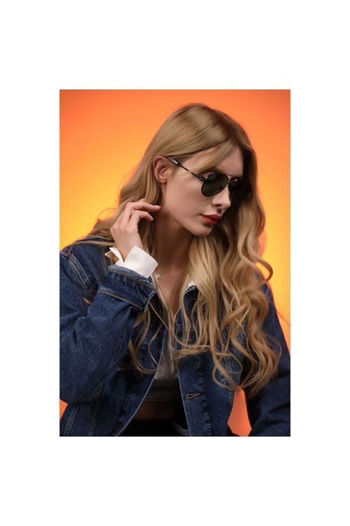 AlpotticaCam Genişliği: 58 mm  Sap Uzunluğu: 135 mm  Köprü Aralığı: 14 mm Topgun Black Green Unisex  Güneş Gözlüğü