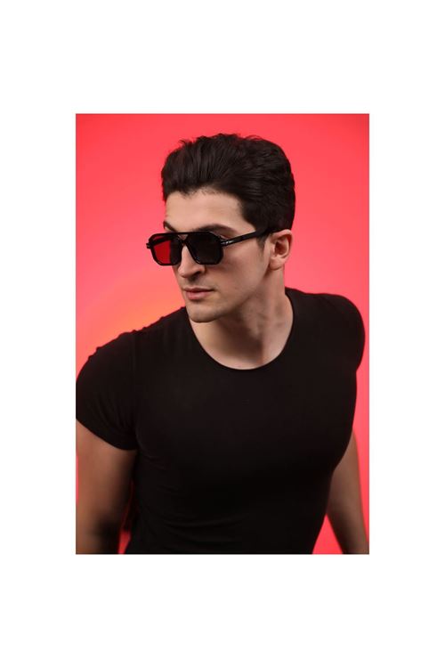 Alpottica Square Black  Güneş Gözlüğü