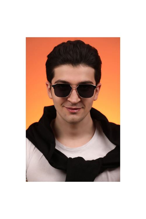 Alpottica Blackline Gold Black Unisex  Güneş Gözlüğü