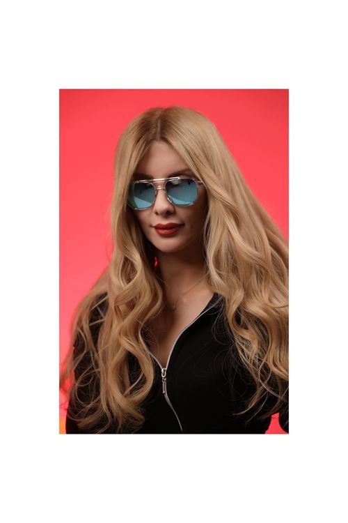 Alpottica  Shiny Blue Mirror Unisex  Güneş Gözlüğü