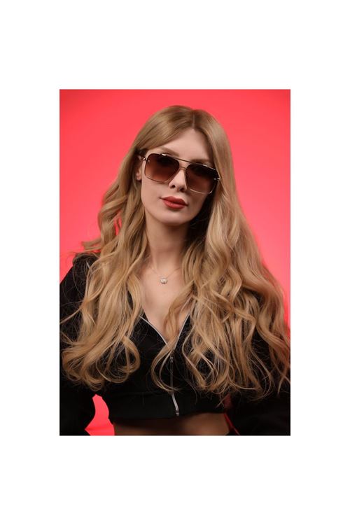 Alpottica Premium Gold Brown Unisex  Güneş Gözlüğü