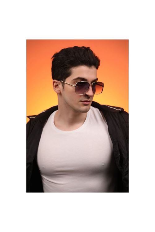 Alpottica Premium Gold GreyUnisex  Güneş Gözlüğü