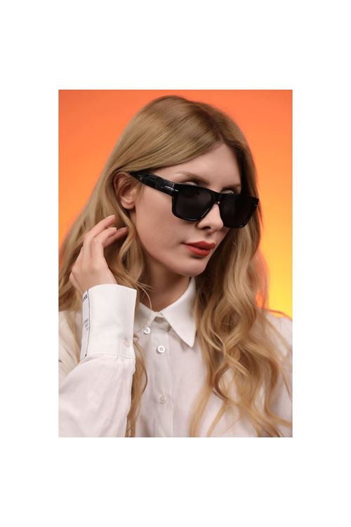 Alpottica Six Bright Black Unisex  Güneş Gözlüğü