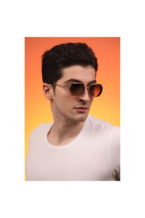 Alpottica Dave Gold Brown Unisex  Güneş Gözlüğü