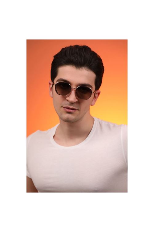 Alpottica Dave Gold Brown Unisex  Güneş Gözlüğü