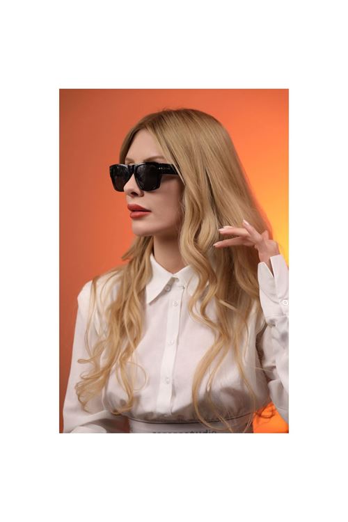 Alpottica Six Bright Black Unisex  Güneş Gözlüğü