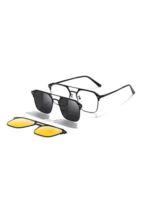 Alpottica Magnetic Eyewear 7028 5 in 1 Black