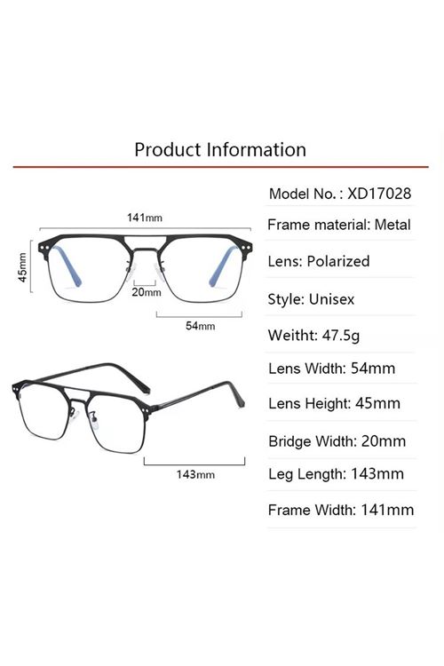 Alpottica Magnetic Eyewear 7028 5 in 1 Black