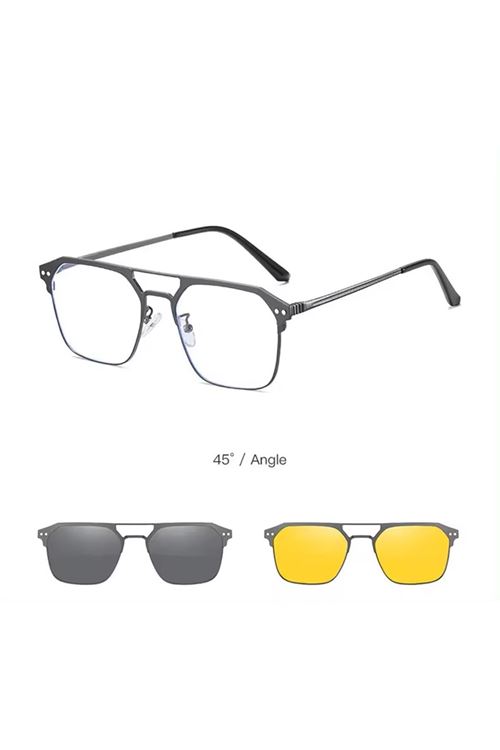 Alpottica Magnetic Eyewear 7028 3 in 1 Gun