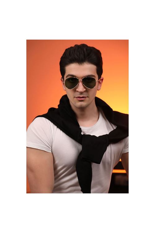 Alpottica Topgun Gold Green Unisex  Güneş Gözlüğü
