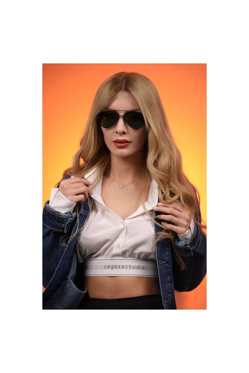 AlpotticaCam Genişliği: 58 mm  Sap Uzunluğu: 135 mm  Köprü Aralığı: 14 mm Topgun Black Green Unisex  Güneş Gözlüğü